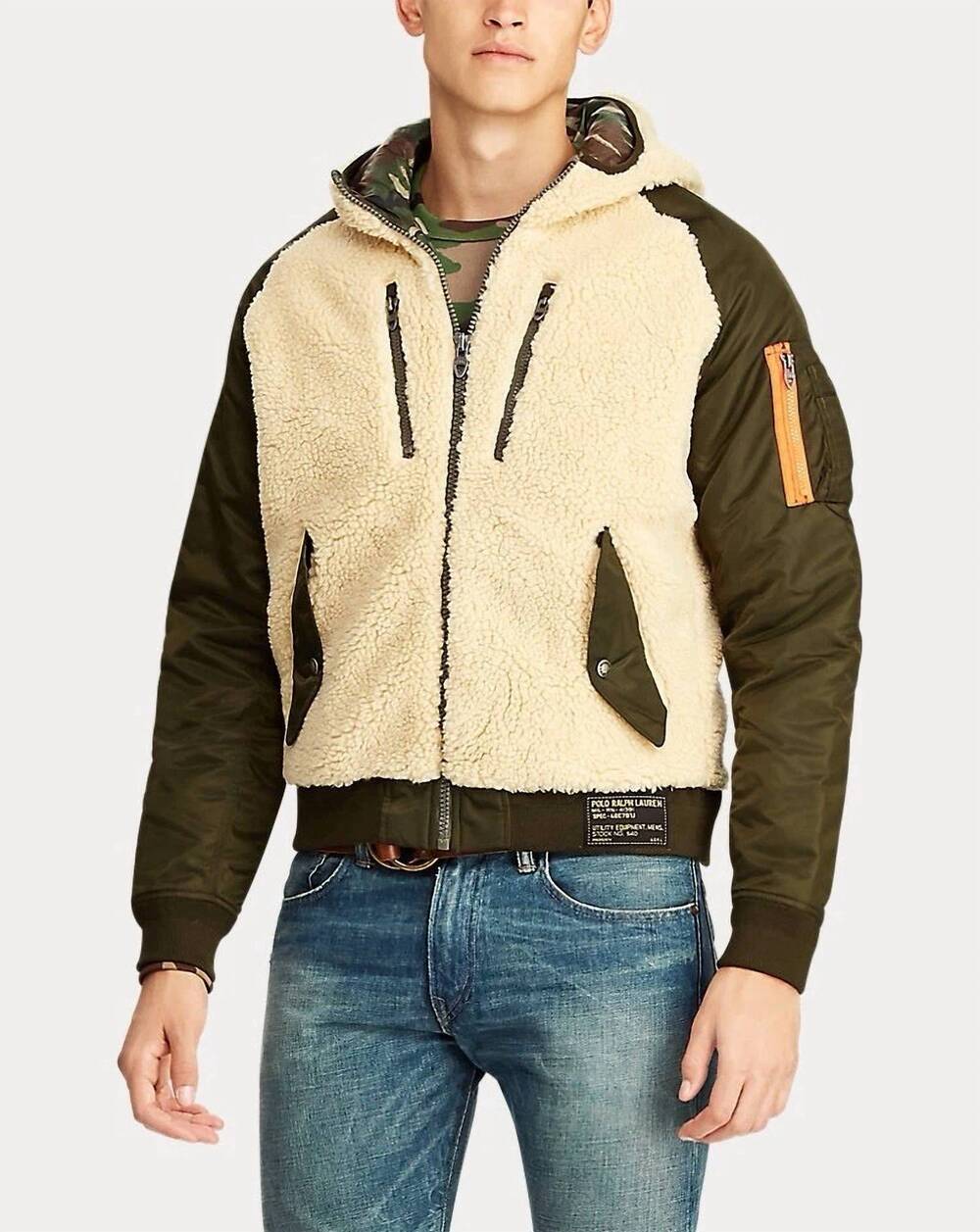 NEW POLO RALPH LAUREN hybrid fleece jacket